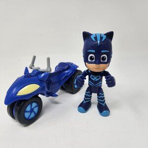 PJ Masks Catboy Figure & Cat Car Motorcycle Bike Toy Set